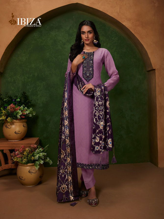 Nemyra By Ibiza Morcco Silk Jacquard Designer Salwar Kameez Wholesale Price In Surat	